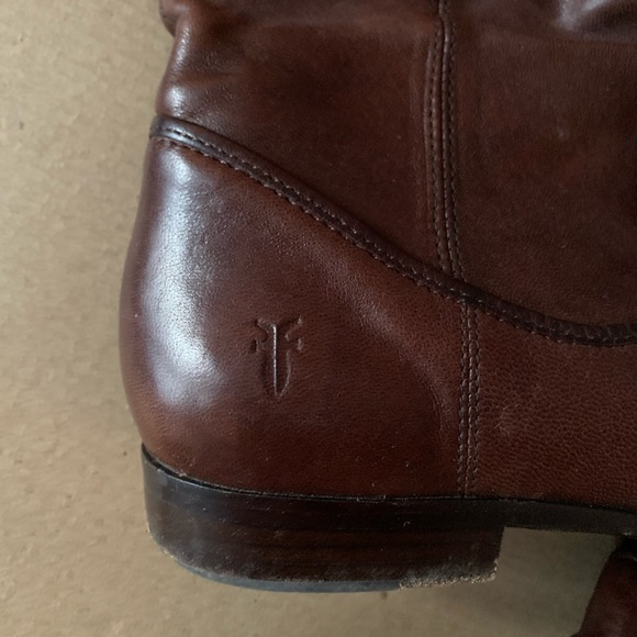 Frye Dark Brown Riding Boot - Picture 3 of 5